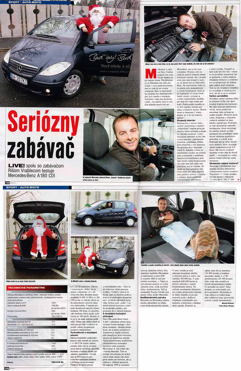 Magazín LIVE!, December 2004: Seriózny zabávač