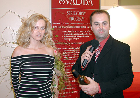 Slávnostné otvorenie výstavy Svadba vo Výstavisku Bratislava so speváčkou Kristínou Prekopovou.