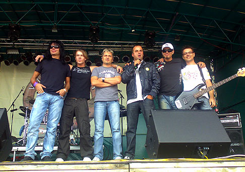 So skupinou Argema na Bierfeste Skalica 16.8.2008
