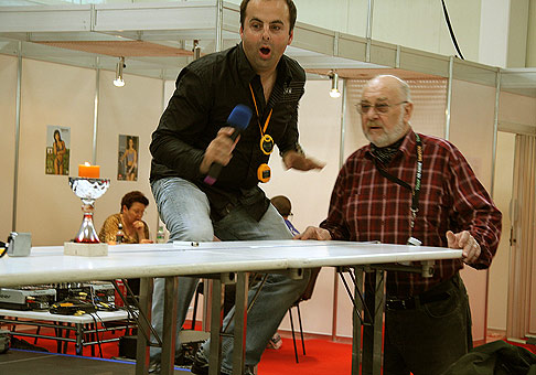 Aj Leopold Haverl sa zúčastnil jarnej časti Rekordfestu. 31.3.2007.