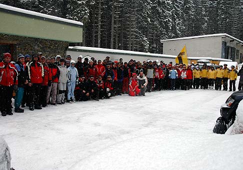 12. ročník zimných športových hier spoločnosti Doprastav a 7. ročník zimných športových hier spoločnosti Metrostav v Zuberci. 12.2.2009.