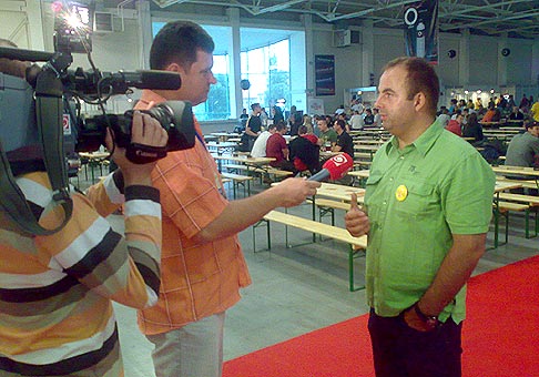 TV JOJ na Junifeste. 13.6.2008